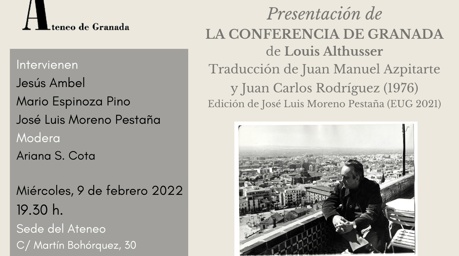 Presentación de la nueva edición de «La transformación de la filosofía» (1976), de Louis Althusser