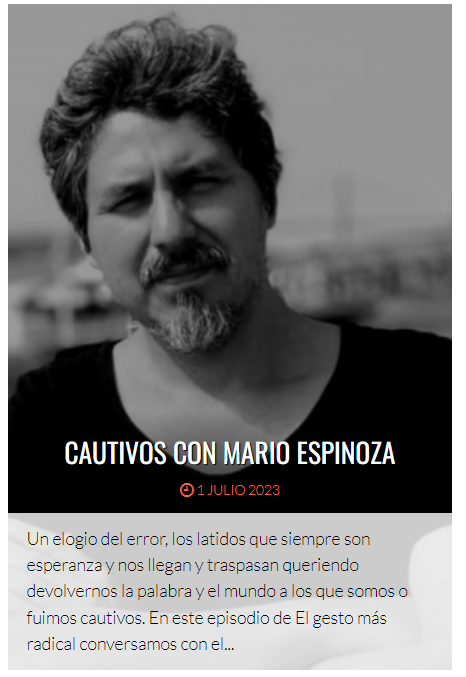 «Cautivos» en El Gesto Más Radical