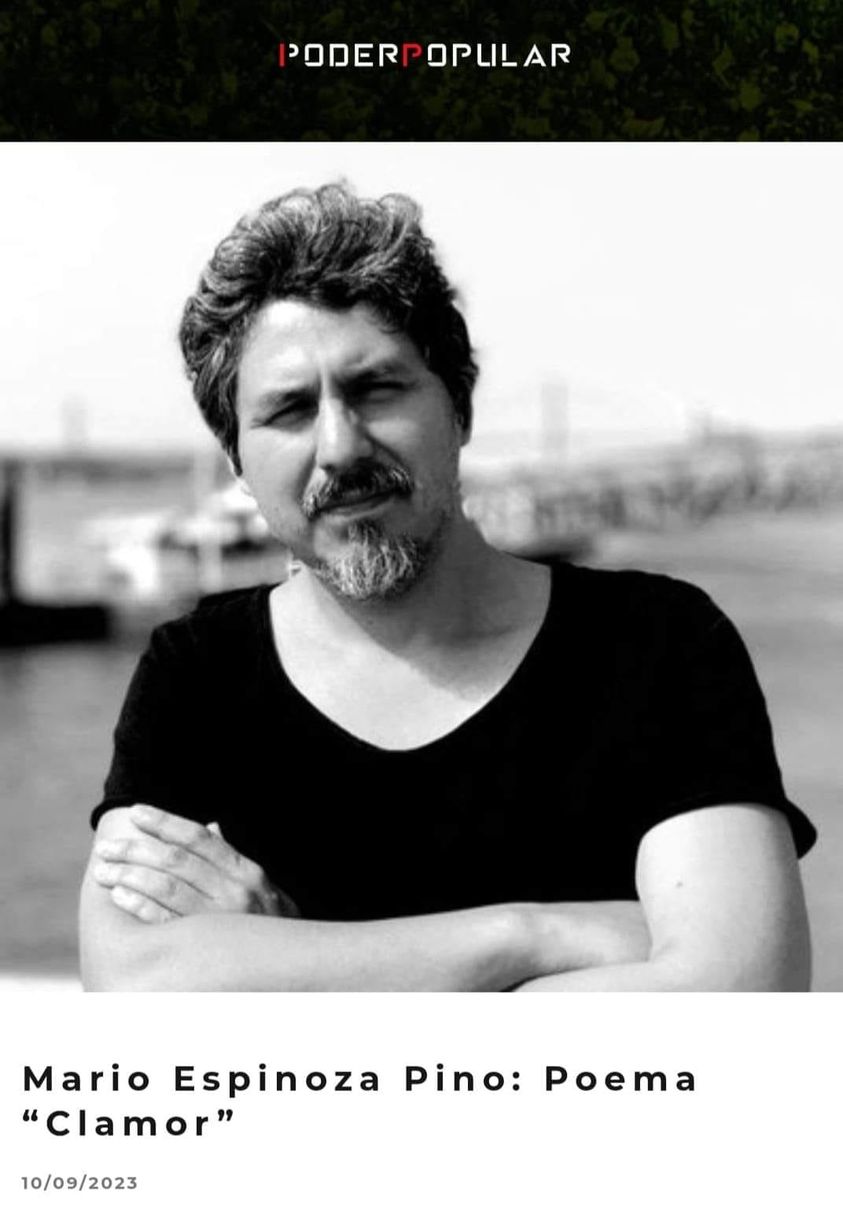 Poema «Clamor» en la sección de poesía de Poder Popular