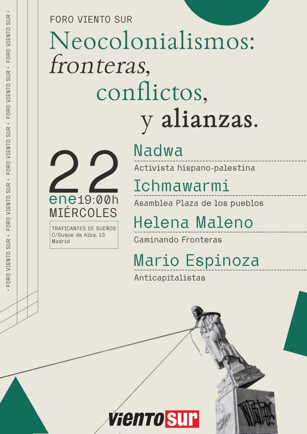 Foro Viento Sur | Neocolonialismos: fronteras, conflictos,&nbsp;alianzas