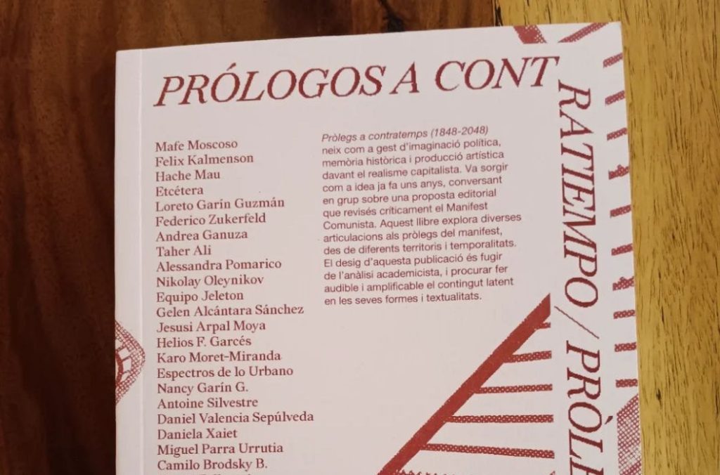 PRÓLOGOS A CONTRATIEMPO/ PRÒLEGS A CONTRATEMPS (1848-2048)
