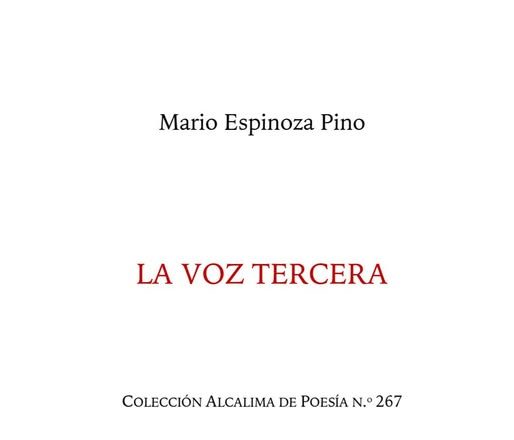 Anuncio: pronto llegará mi nuevo poemario, «La voz tercera» en Lastura Ediciones
