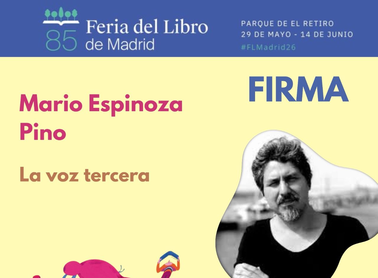 Presentación de «La voz tercera» en la Feria del Libro de Madrid